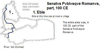 map showing part of Senatvs Pvblvsqve Romanvs, 100 CE